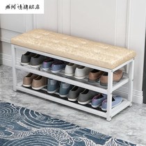 Shoe cabinet and stool all-in-one