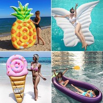 Water floating bed childrens inflatable floating pad park toys floating childrens swimming pool net red large adult swimming ring