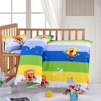 Kindergarten quilt three-piece cotton nap quilt mattress Cotton six-piece bedding with core childrens winter quilt