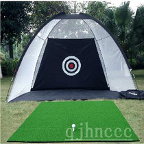 Indoor golf equipment exercise machine home training Net pad set golf strike cage training carpet