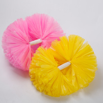 Large handle cheerleading flower ball square dance hand flower sports props school kindergarten cheerleader hand flower Flower