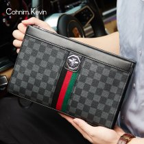 Men Handbags Chauffers Business casual Handbags Genuine Leather Large Capacity Envelopes Bag Clips Light Lavish Fashion Hand Grip Bag