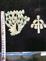 Antique Bronze Ancient Coin Spring and Autumn Period and Warring States Ant Nose Money Shell Coin Red Spot Green Rust Film and Television Props Collection