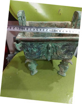 Imitation ancient bronzeware Zhou Gong Dongzheng also known as Feng Baidings sound and suitable for heavy red spot and green rust 