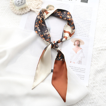 Chic photo with silk scarf concave scarf hair band hat ribbon tie bag narrow scarf new spring and autumn