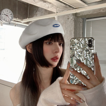  Beret female tide ins spring and autumn thin breathable Korean version of Japanese wild new summer white bud painter hat