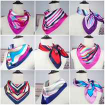Small square scarf silk scarf professional satin Joker bank stewardess conductor business fashion decoration ladies scarf