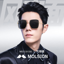 (Gas Field Mirrors) strangeness Shoosen Nearsightedness Sunglasses Female accessories Degrees Sunglasses Big Frame Glasses MS7118D