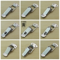 Anwang 304 stainless steel box buckle wooden box spring hasp toolbox lock incubator hasp lock buckle