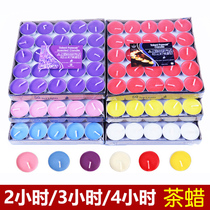 Candles smokeless lighting tea wax birthday heart-shaped proposal Home Candle creative Romantic Hotel KTV heated boiled tea