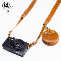 Micro single camera strap lanyard SLR camera shoulder strap decompression Canon Sony Fuji retro literary neck shoulder strap