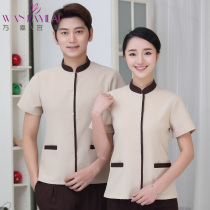 Hotel hotel cleaning clothes Short-sleeved hotel room cleaning aunt overalls Cleaning staff PA overalls summer clothes