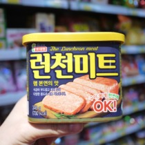 South Korea imported Lotte lunch meat canned sandwich ham unit hot pot instant canned 340g