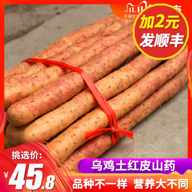 5 catties authentic Wen County iron stick yam hardcore fresh Wai yam red leather wu chicken soil Henan coke short cut Huaishan