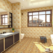 Pastoral Mediterranean European and American style retro brick 300 to climb the wall kitchen and bathroom Village shopping mall Gourmet restaurant bar