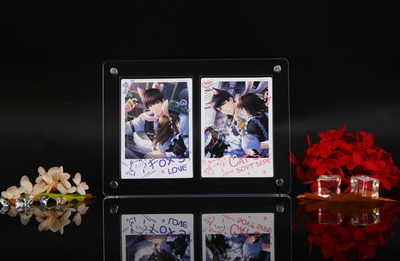 taobao agent 【Move】Love and producer's wonderful cafe 618 Gifts to stand for the dedicated photo frame, Gu Mei display
