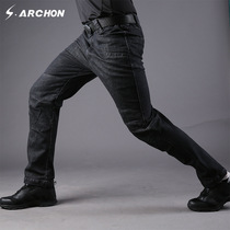 Governing Officer Outdoor IX7 Tactical jeans Mens elastic body fit pants military fans commuter for training pants