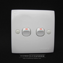 Manke switch socket two-position switch two-position single-control two-position single-link switch J30 series 86 type