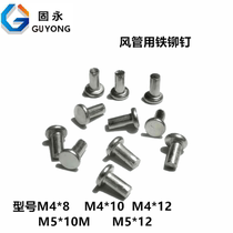  Galvanized iron rivets Duct rivets Flat round head solid rivets 4*8 4*10 5*10