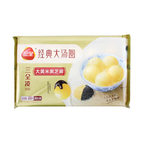 Sanquan Ling Hardcover Rhubarb Rice Black Sesame Tangyuan 450g