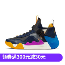 NIKE AIR JORDAN stitching strap men AJ transparent actual basketball shoes CJ7698-004