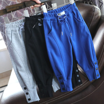 Boy Spring Autumn Sports Pants Baby Casual Long Pants Han Version Children Bunches Pants 2022 Spring Clothing Children Pants 1561