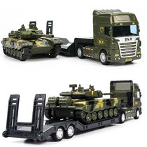 Van Tablet Model Toys Children Engineering Car Excavator Large Number Trailer Sliding Truck Tank Transport Shovel Car