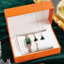 Amanie 2021 NEW WATCH LADY SUMMER SMALL GREEN WATCH Small Crowdsourced Light Extravaganza Student Waterproof Women Watch