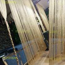 High-grade crystal bead curtain Door curtain Living room bedroom entrance partition curtain Hanging curtain Tassel curtain Hotel wedding decoration curtain