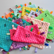 Doudou An Towel trademark flannel hand grab label New Baby baby toy 0-1 year old can be imported