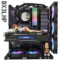 Creative Mini Computer Case Open All Aluminum DIY Rack MATXITX Small Board Game Water-cooled Desktop case