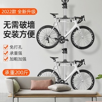 Bike household column wall rack Highway bike stand adhesive hook balance indoor vertical racks