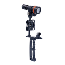  Aotong GOPRO diving handheld light arm bracket butterfly clip fill light set