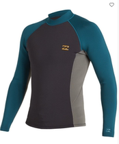 billabong surf cold suit 2mm wet suit Wear-resistant clothing Half body sunscreen suit Wet suit Beach outdoor sports