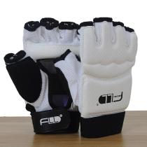 Taekwondo hand guard Foot protector Childrens boxing gloves Adult half finger gloves Childrens taekwondo karate breathable