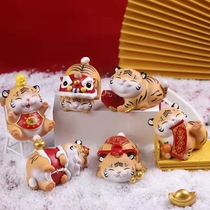 Tiger Life Blind Box Living Room Cartoon New Years Day Birthday Gift Boys and Girls Tiger Doll Ornives Hand