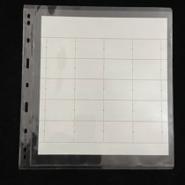 pccb in-line nine holes widening a line of transparent single-sided loose-leaf inner large version protection of collection bag stamps Hard rubber sleeves