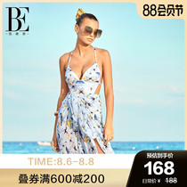 BE Van De An flower Yang sexy bikini draped yarn ins sunscreen holiday wrap skirt Swimsuit external fashion blouse
