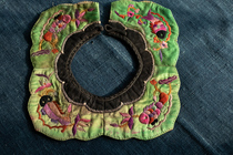 (Special price) childrens mouth pocket embroidery no hole wear and tear as xn-2227