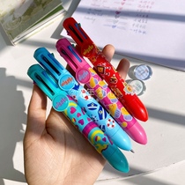 Out of Malaysia 8 color cartoon press automatic ballpoint pen