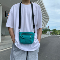 Student Single-shoulder bag Male Summer small Number of skewed satchel women Jane about 2021 new phone bag Mini small bag Canvas Tide