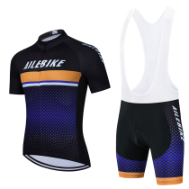 2022 new mountain bike cycling Tour de France Fleet mens professional riding short sleeve suit breathable speed dry