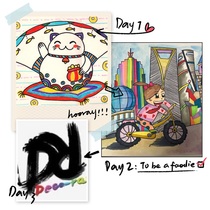 Original hand-painted generation painting childrens painting animation illustrations hand-written newspaper poster oil painting picture book design customization