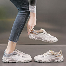 Official website ㊣ carrying Koko Net red wind comfortable and breathable ~ 2021 flat fashion sports father xie female