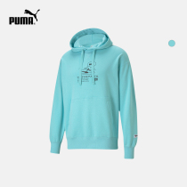  PUMA PUMA official new mens printed HOODED casual sweater DOWNTOWN 531429