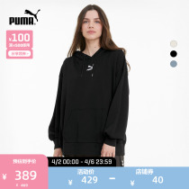 PUMA Puma official new womens loose even cap casual sweatshirt OVERSIZED 532283