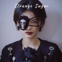 Strange Sugar Ornaments Collection Original Handmade Dark Goth Halloween Skull Eye Cover Lace Lace Two M