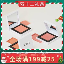 ins explosive Korean niche LAKA velvet matte monochrome blush mars aloof torte blique
