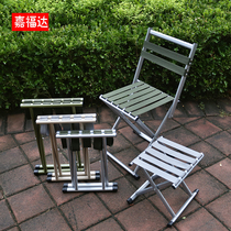Folding stool adult outdoor pony folding portable military fishing chair bench Mini bathroom by train