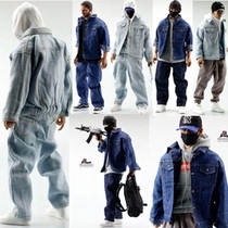 Spot 1 6 soldiers denim jacket jacket model denim jacket 20 two colors available